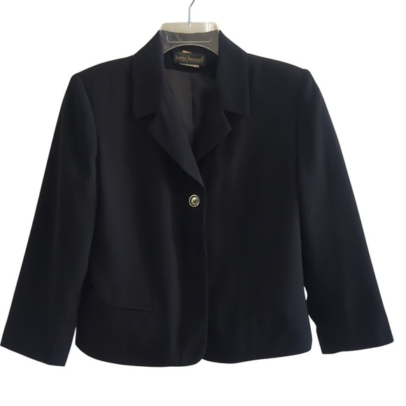 Harve Benard Jackets & Blazers - Chic Vintage Harve Benard Cropped Black Blazer Jacket Size 6